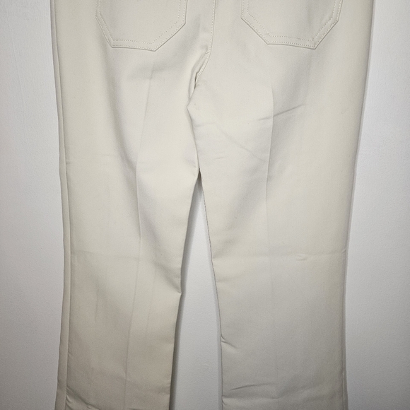NWT Massimo Dutti Cream Pin Tuck Pants Size 4 - Picture 10 of 12